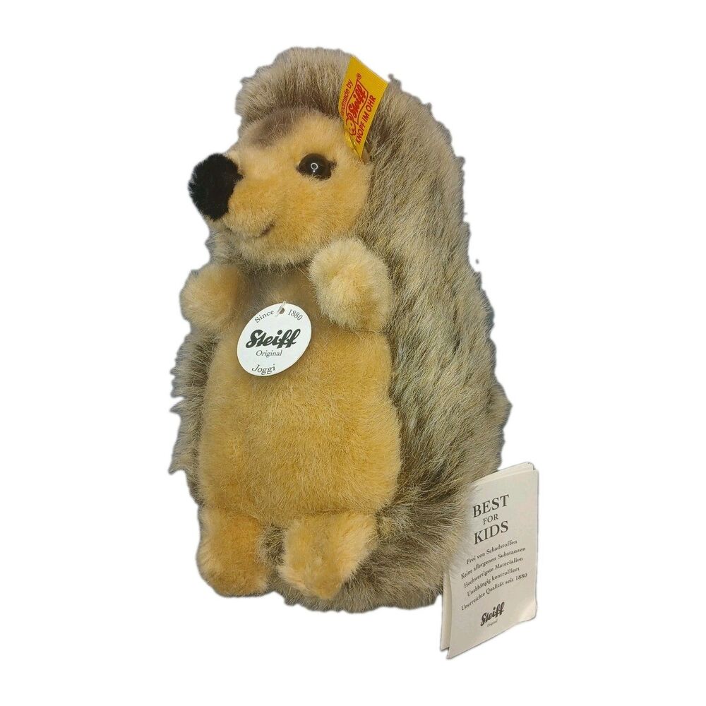 Steiff Hedgehog Joggi With German Original Tags 070563 A701792 Plush Stuffed Toy